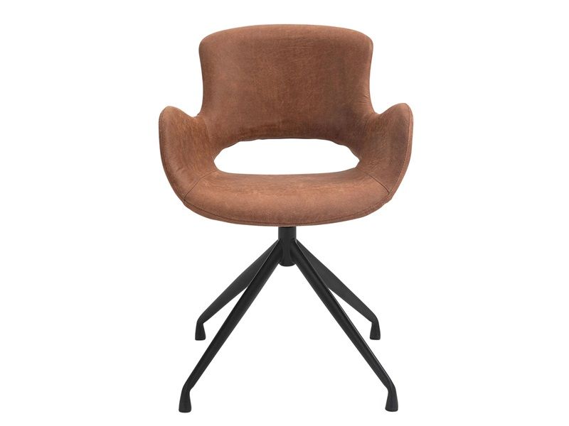 KC Furn-Luna Genuine Leather Dining Chair