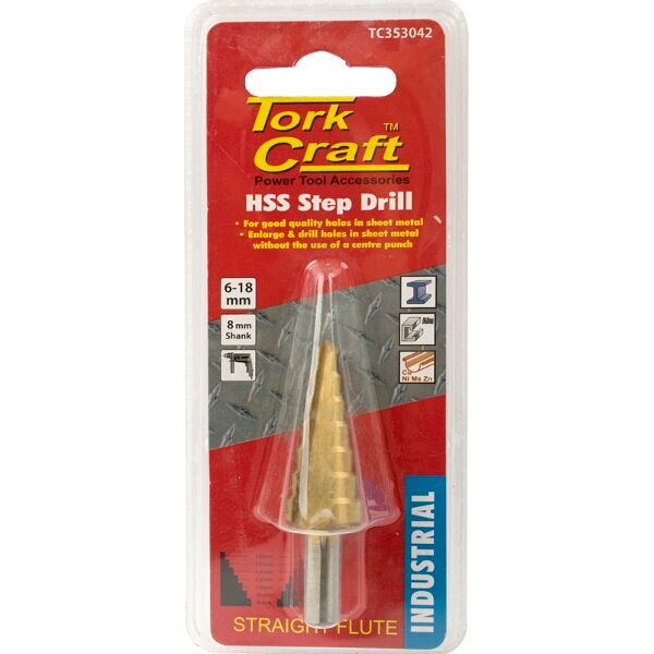 Step Drill Hss 6-18Mmx2Mm