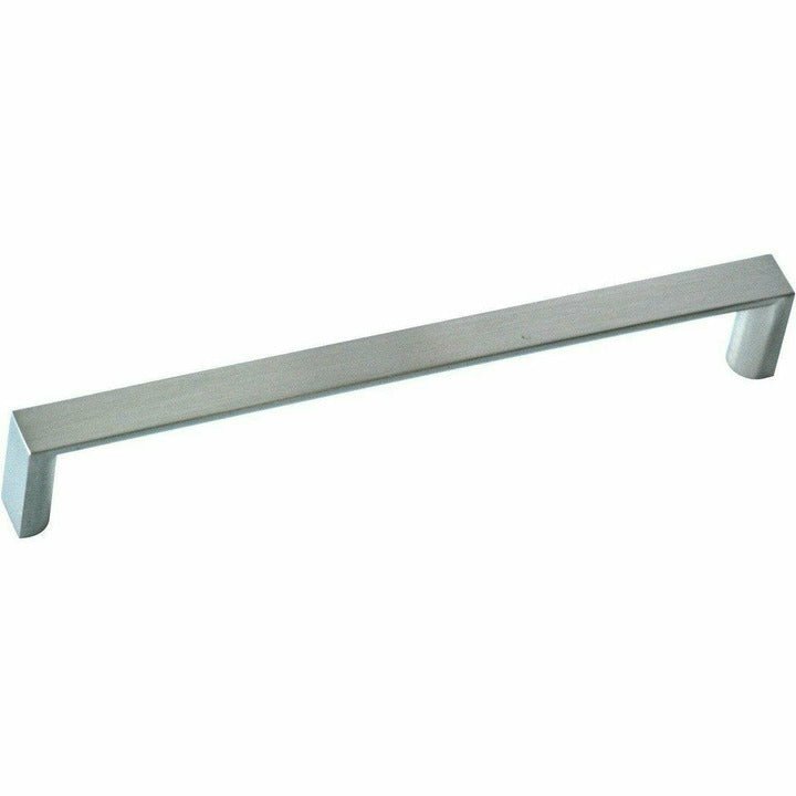Modern brushed chrome cupboard handle