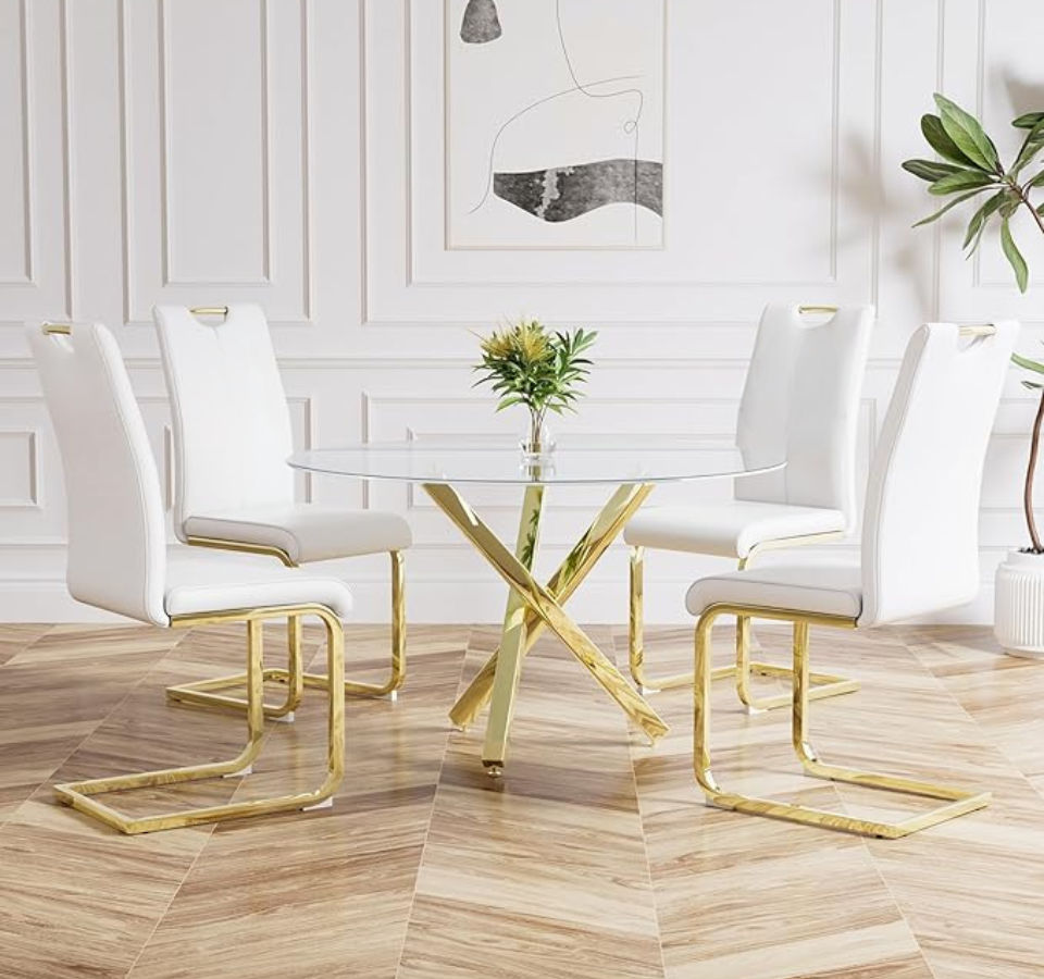 KC FURN-Layla 4 Seater Dining Set