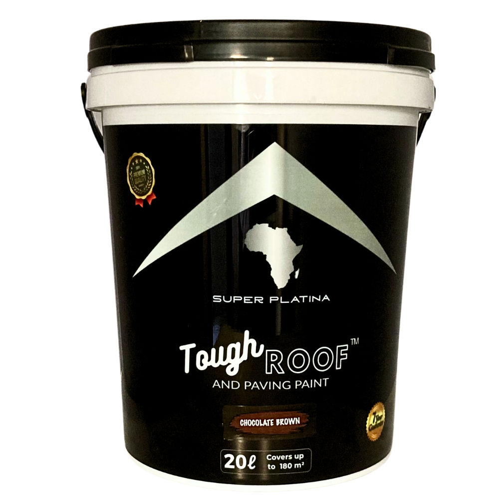 Super Platina - 20L Super Platina Tough Roof and Paving Paint - Chocolate brown