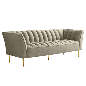 Alora 3-Seater Fabric Sofa-French Oak