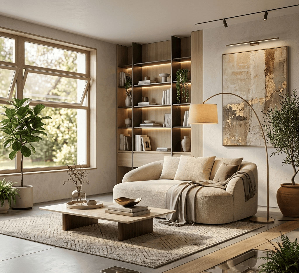 Zhua Sand Beige Lounge Sofa