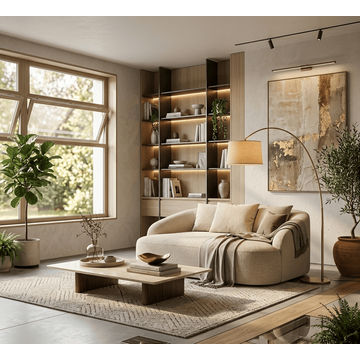 Zhua Sand Beige Lounge Sofa