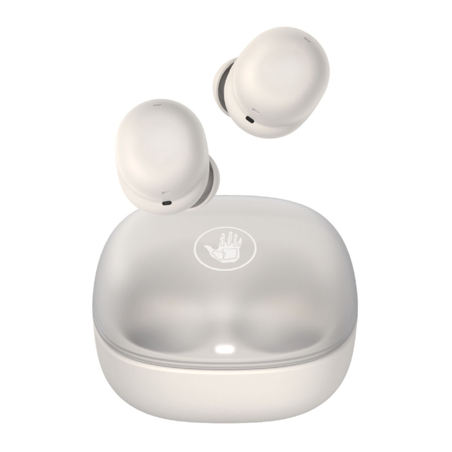 Body Glove Riptide True Wireless Earbuds-Cream