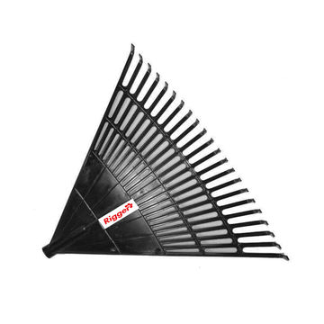RIGGER Plastic Leaf Rake Fan With Handle