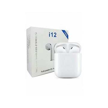 i12 TWS Wireless Bluetooth Ear Pods w/Charging Box