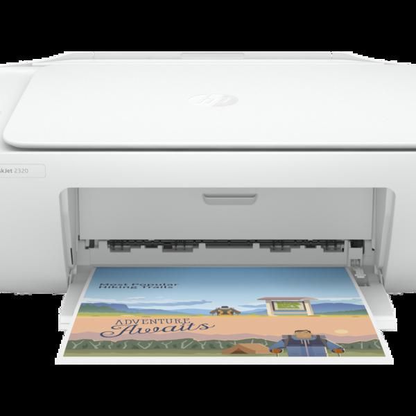Hp Deskjet 2320 All-In-One Printer - Print, Scan, Copy, 7.5 Ppm Black, 5.5 Ppm Color, 1200 X 1200 Dpi, Usb 2.0, A4 Scan, A4 Copy