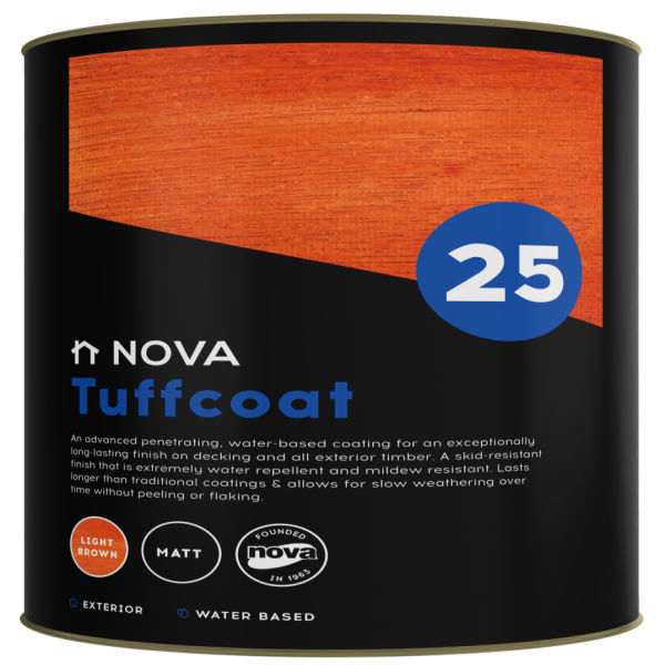 Nova 25 Tuffcoat Light Brown 5lt