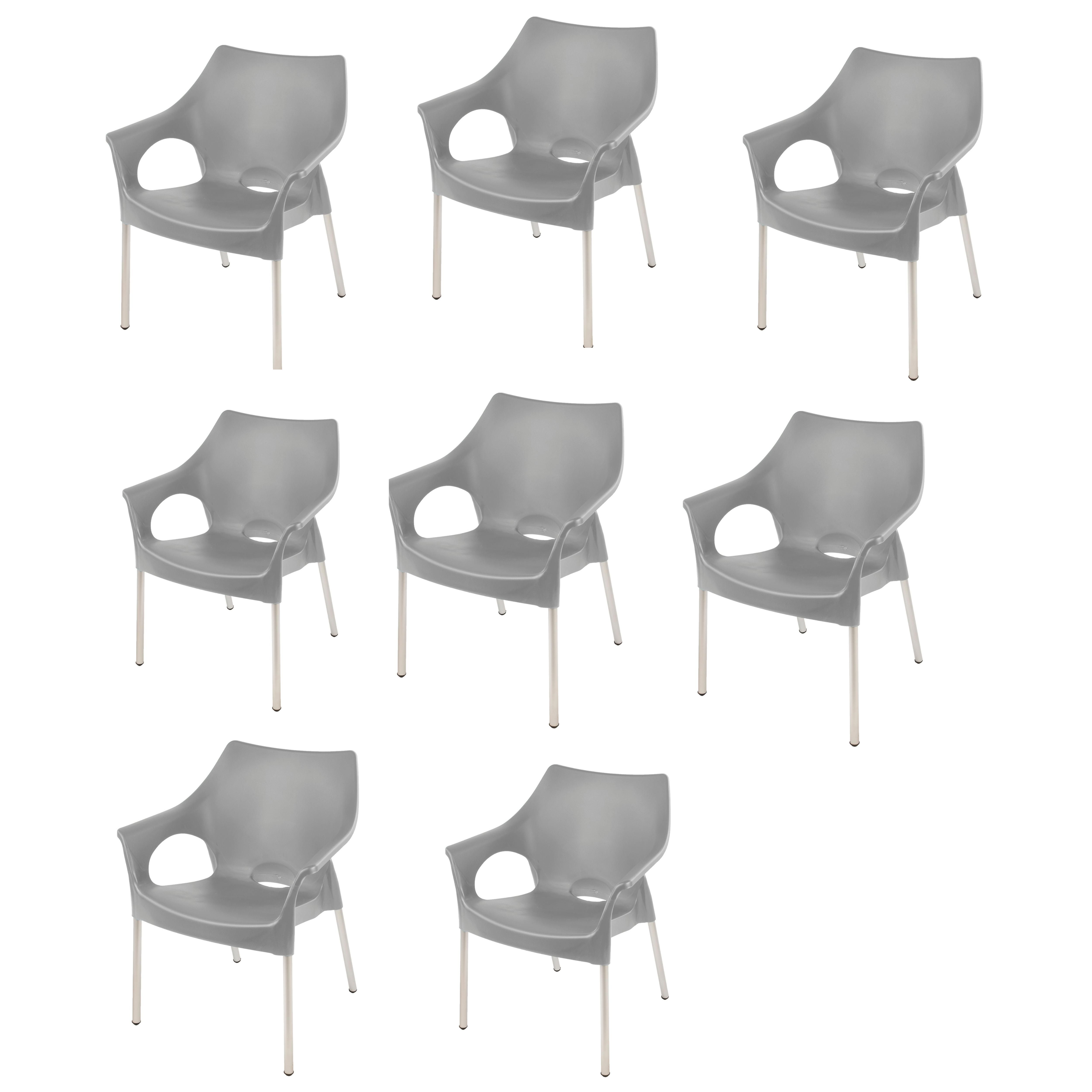 Dublin Bistro Chair - Kalahari Grey - Set of 8