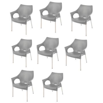 Dublin Bistro Chair - Kalahari Grey - Set of 8