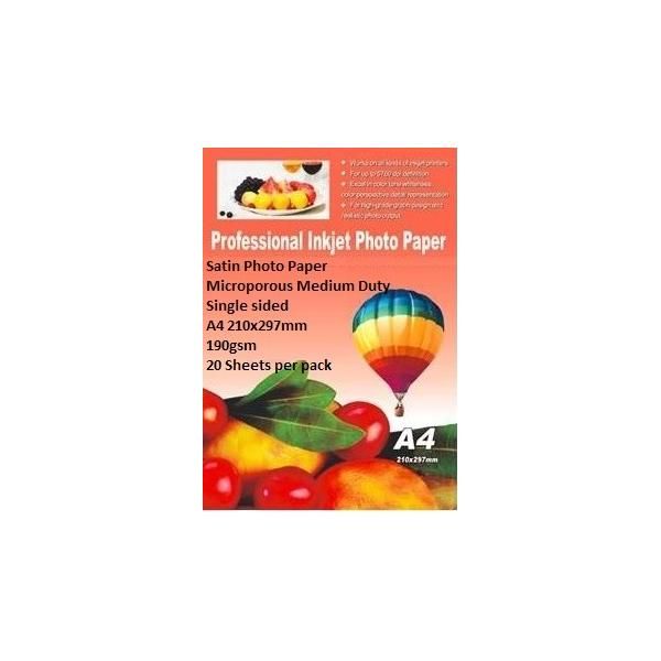 EBox Satin Photo Paper- Microporous