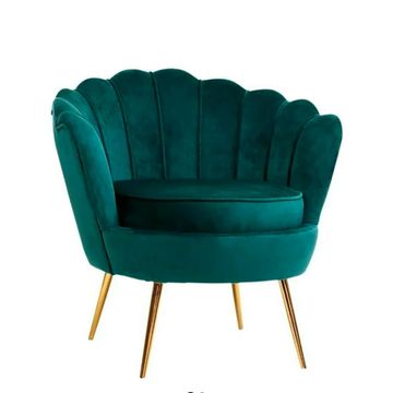 IG Furn - Green Velvet Tulip Chair