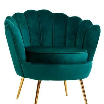 IG Furn - Green Velvet Tulip Chair