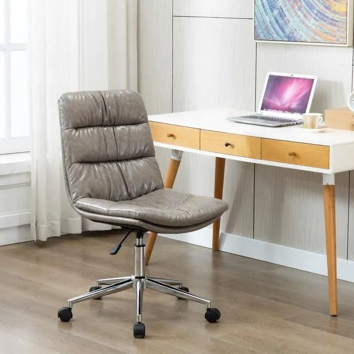 KC FURN-Griffin Armless Swivel Desk Chair