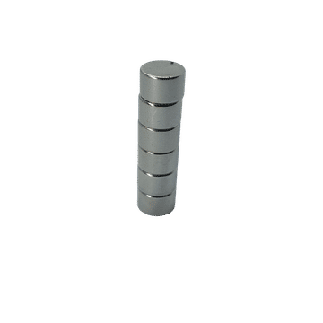 Rare Earth Disc Magnet Dia8x5mm N38 - 6 Pack