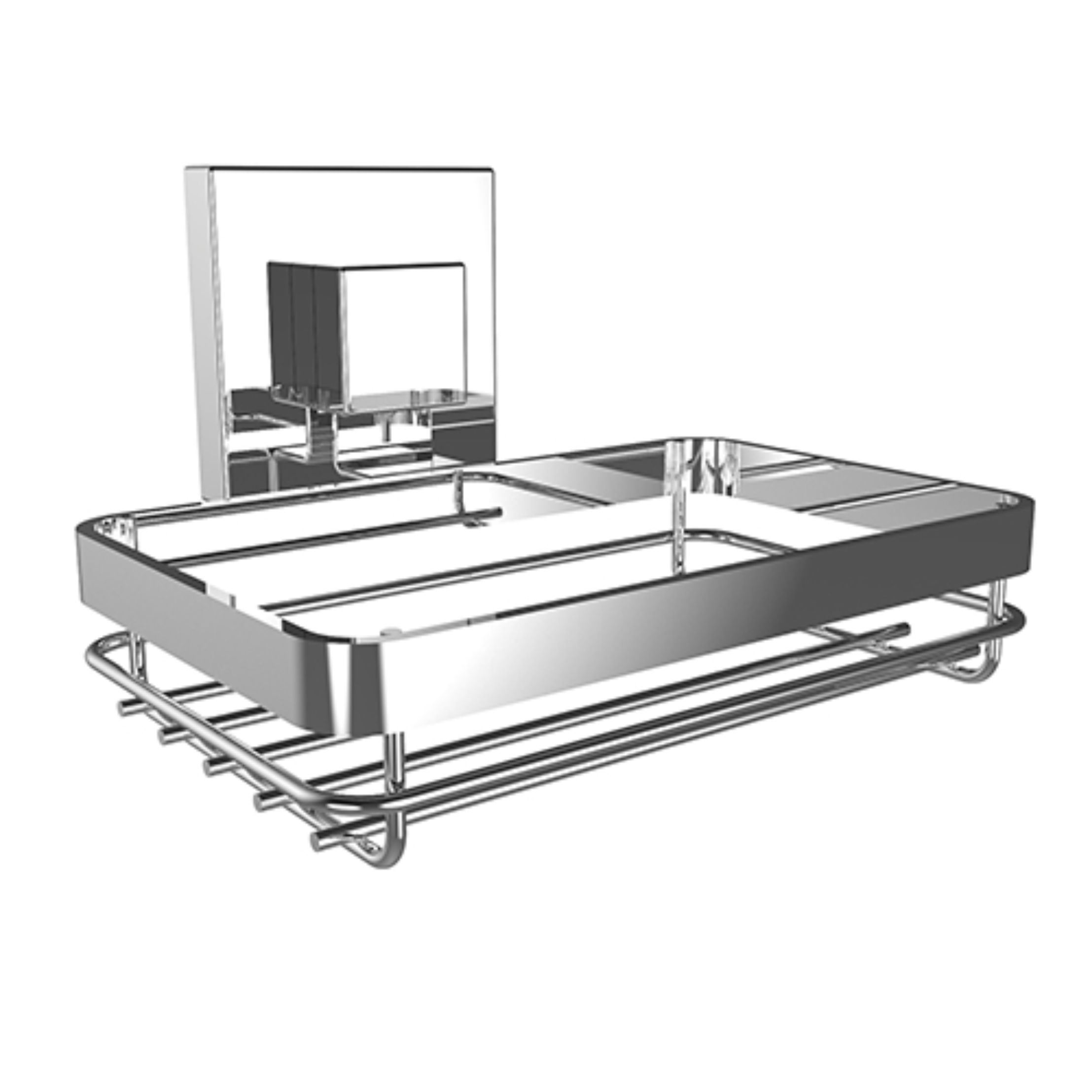 Fusion-Loc - Suction - Soap Dish - Silver