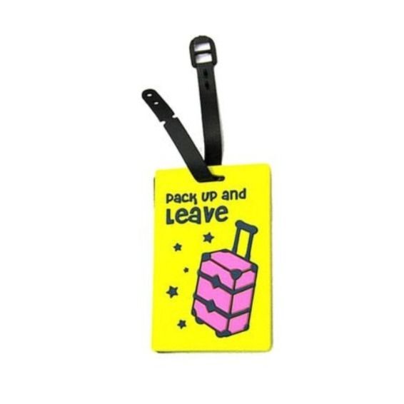 Luggage Travel Tag - Yellow - Yellow