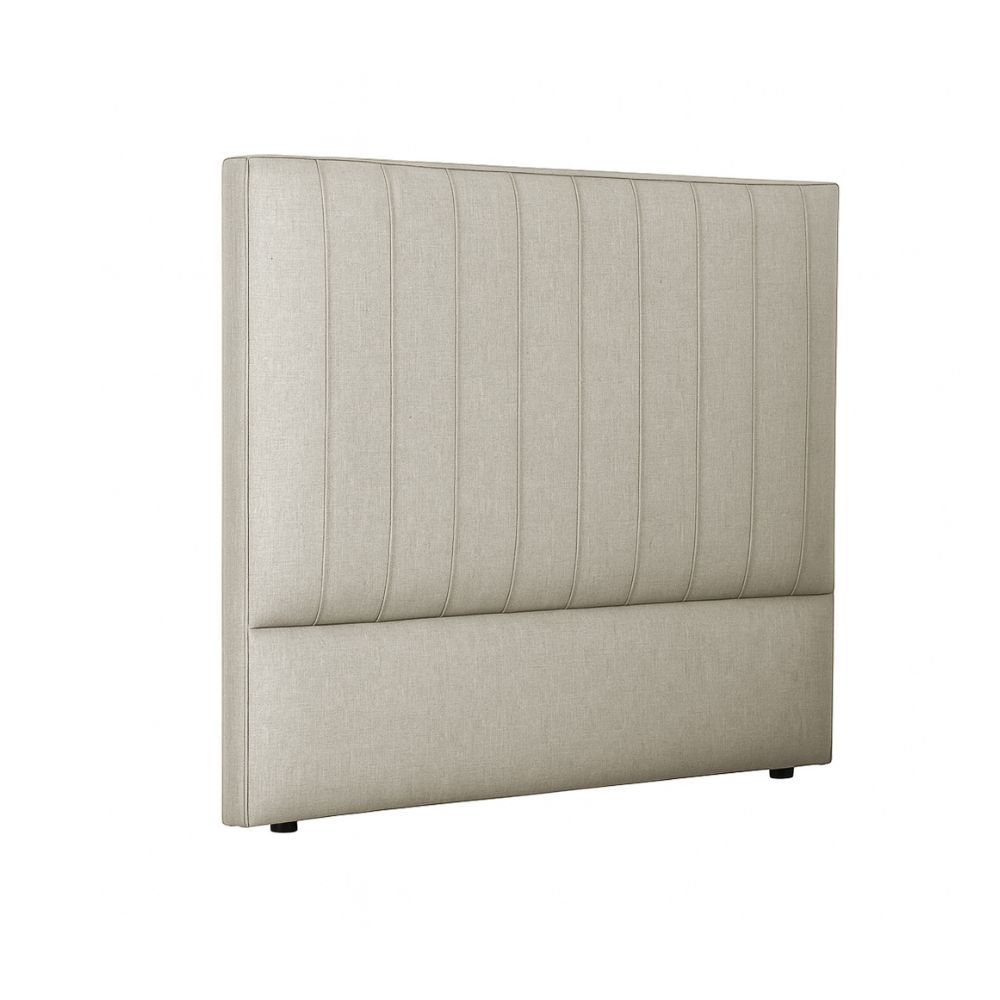 Liora Upholstered Linen Headboard Queen Linen Almond