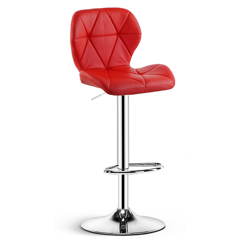 GOF Furniture - Nifty Adjustable  Bar Stool, Red
