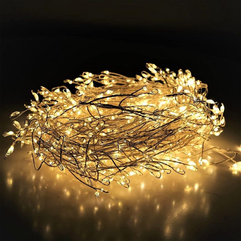 3M Copper Wire Fairy Light 100LED White 220V 8 Mode Settings - ZYF-94