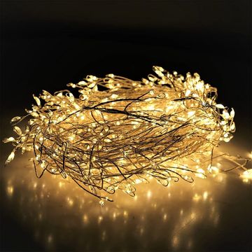 3M Copper Wire Fairy Light 100LED White 220V 8 Mode Settings - ZYF-94