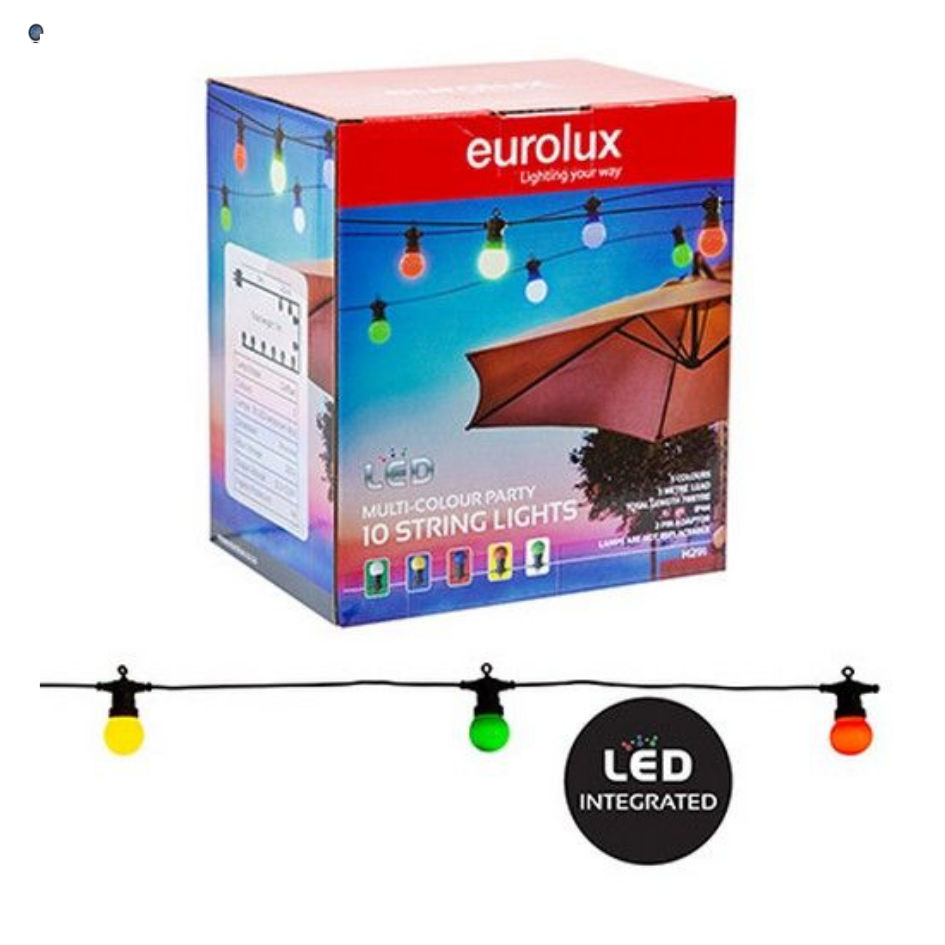 String Lights LED 10PK Golfball