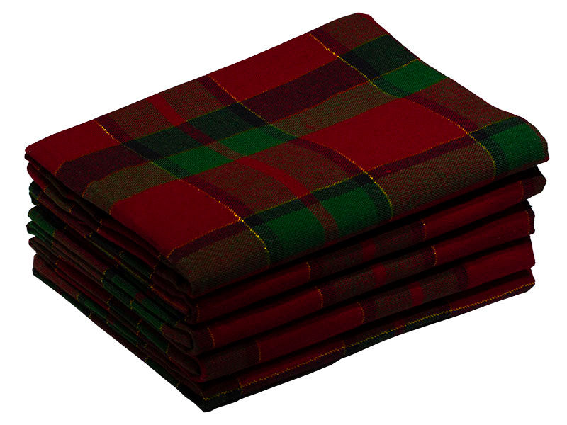 Multipurpose, Easy Fit, Absorbent Kitchen Towel - Design 2085 - 045x070cms - (05 Pc Pack) - Big Checks