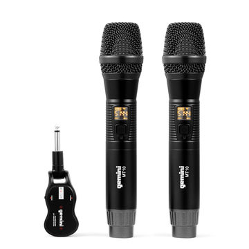 Gemini GMU M200 Dual Rechargeable UHF Wireless Microphone System