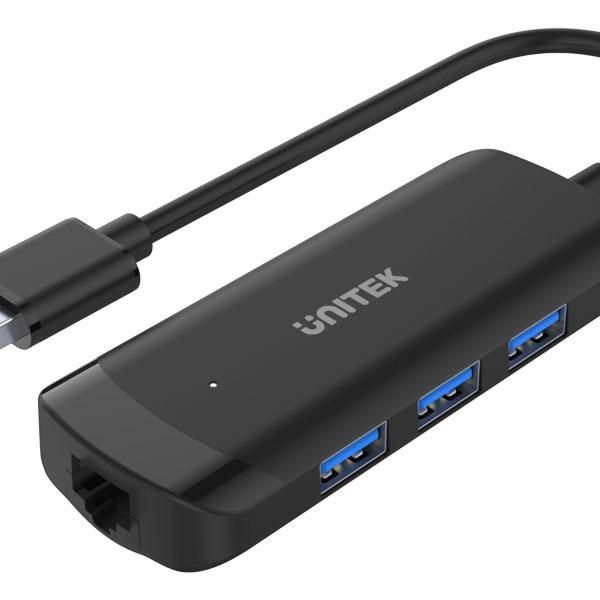 Unitek 3-Port Usb3.0 Hub With Ethernet (H1111A)