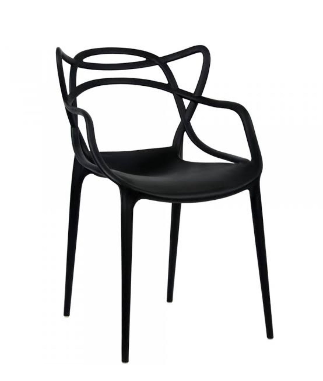 EFURN- Orbit Curve Chair Black