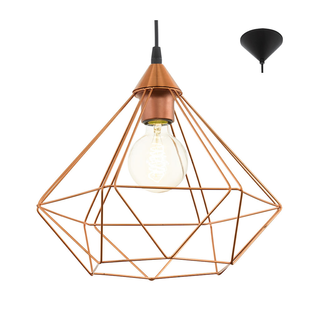 Eurolux Tarbes Pendant 325mm Copper