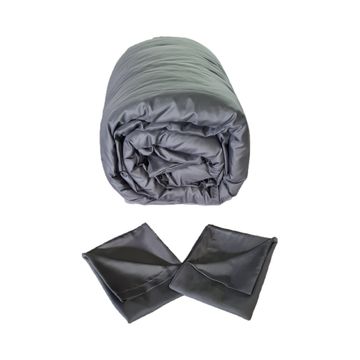 Duvet Cover Set - Charcoal - Single