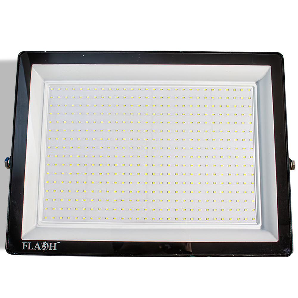 FLASH High Power Slim LED 300W Floodlight Daylight 6000K Matt Black