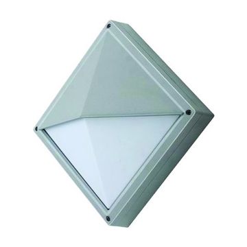 20W 95-240VAC LED Bulkhead, Diamond, 50% Covered