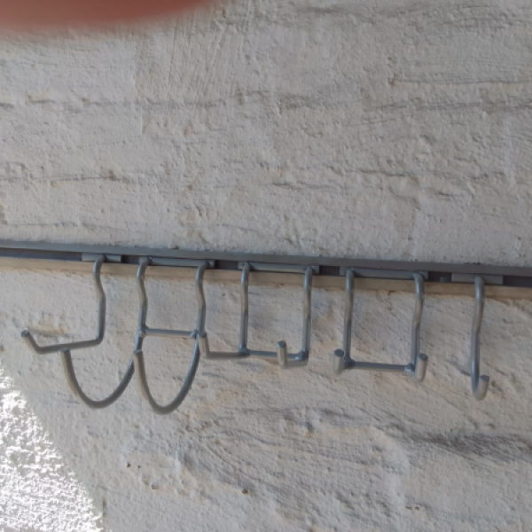 Hook solution for garage organising