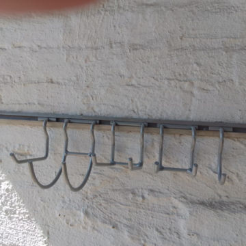 Hook solution for garage organising