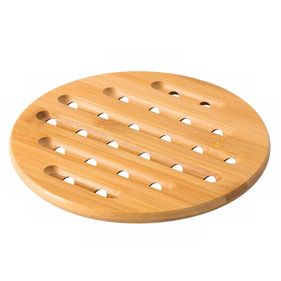 Delinia Kitchen Trivet Bamboo Round