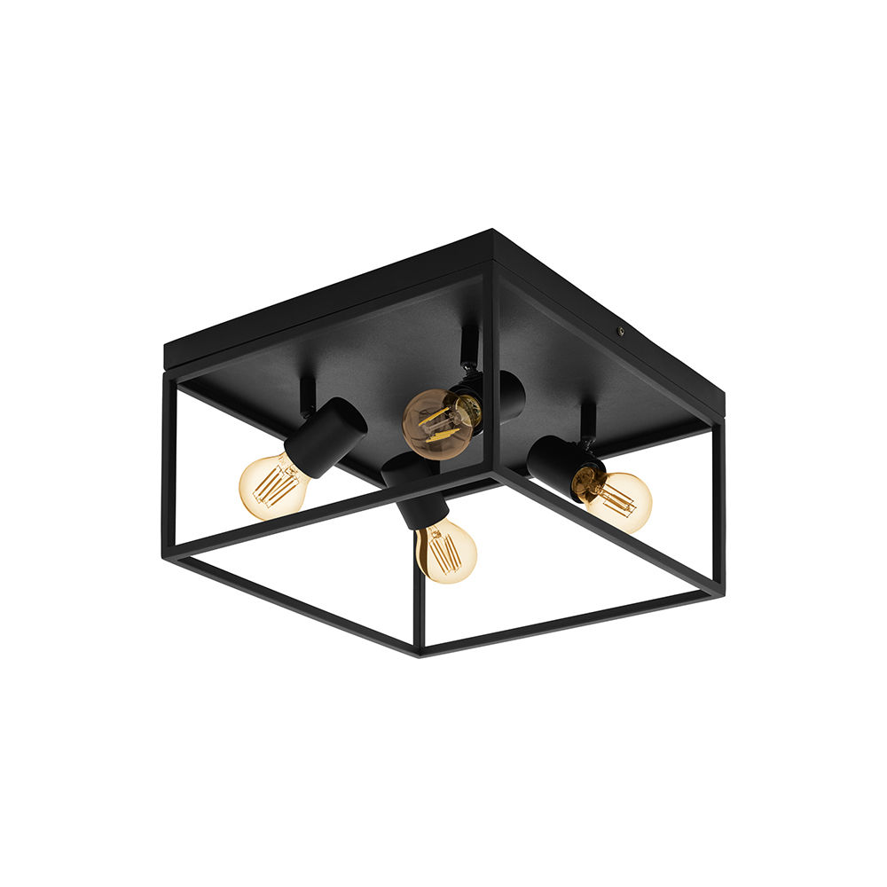 Eurolux Silentina 4LT Indoor Ceiling Light 360mm Black