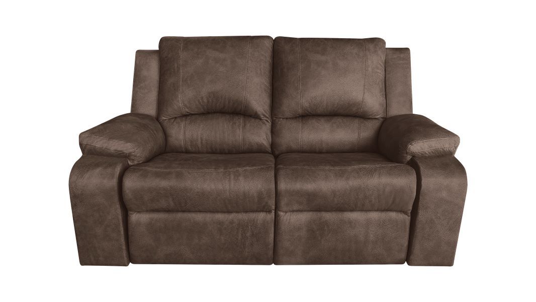 The Harrington 2 Seater Recliner Armchair Couch - Brown