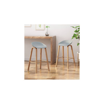 CozyCraft - Emma Bar Stool - Set of 2 (Grey)