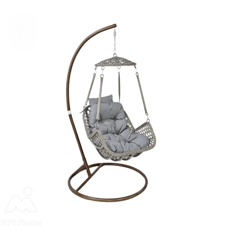 LBM Single Grey Swing Chair