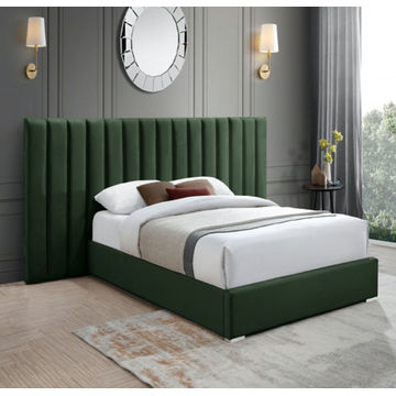 Sephora Sleigh Bed Queen - Green