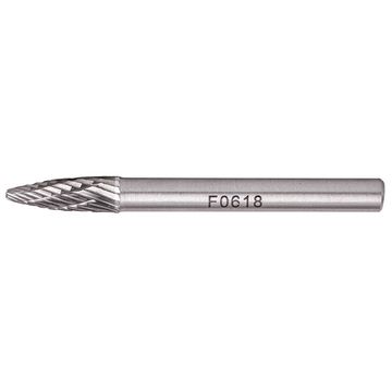 Rotary Burr Tungsten 6X18X6Mm Round Point
