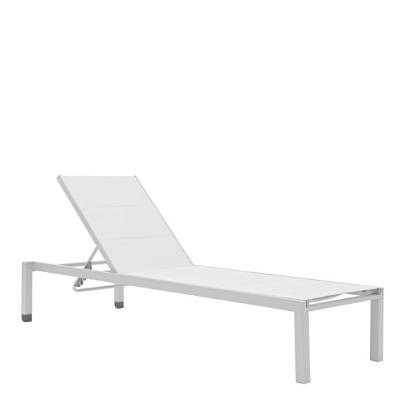 SUNBED NATERIAL AQUILA FIX ALU PADDED TEXTYLEN LIGHT GREY