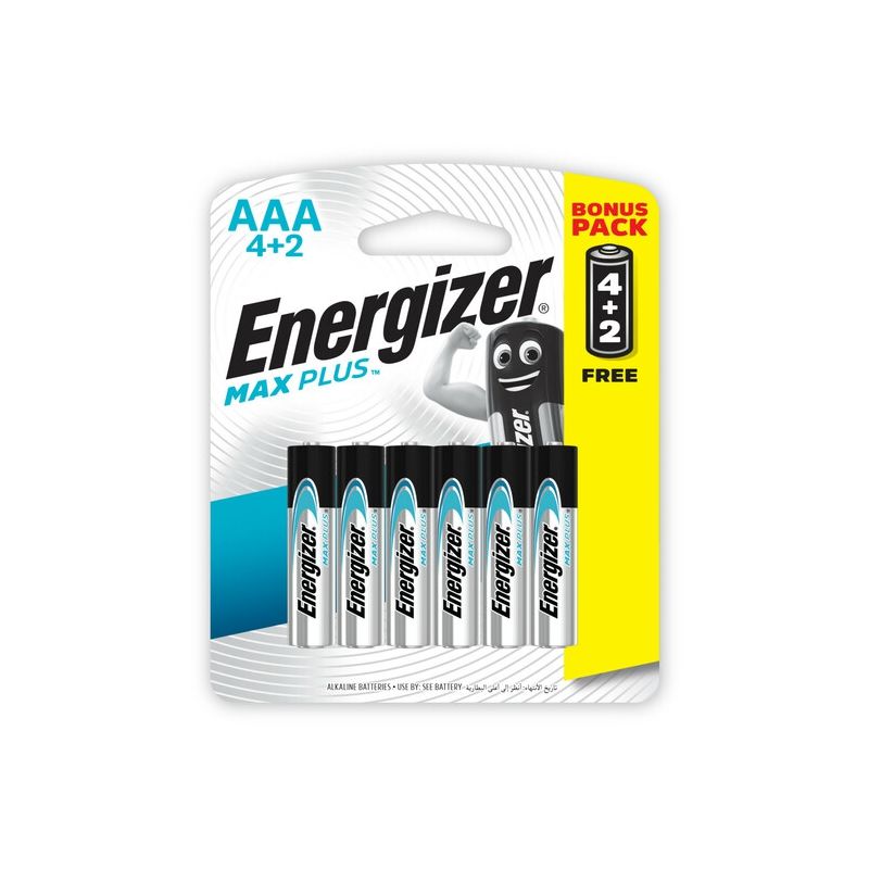 Energizer - Maxplus Aaa - 6Pack 42 Free (Moq 12)