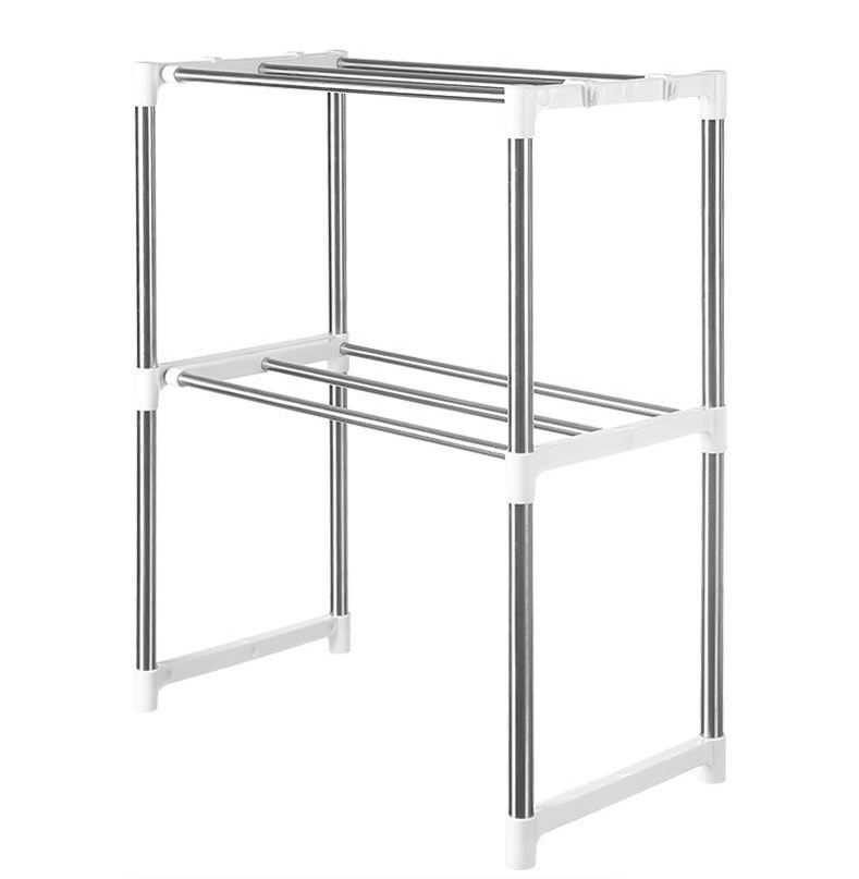Stainless Steel Multi-function Microwave Furnace Rack Organizer 8018 - JG20375335