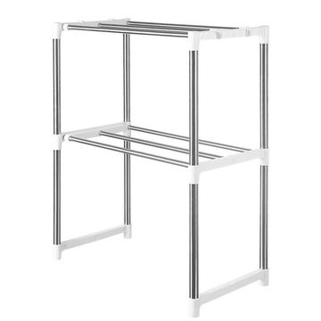 Stainless Steel Multi-function Microwave Furnace Rack Organizer 8018 - JG20375335