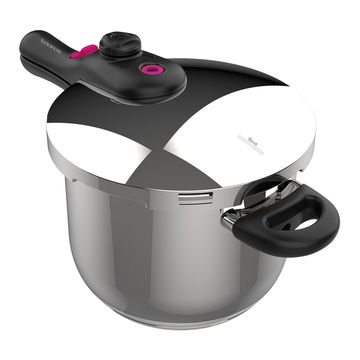 Taurus Pressure Cooker With Valve Pressure Controller Stainless Steel 8L "Moments Rapid"