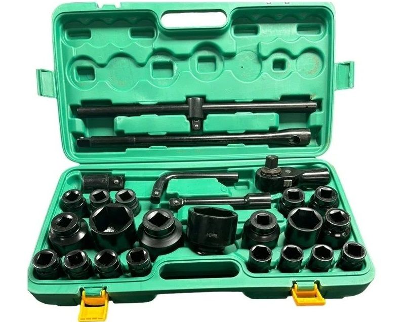 26 Piece Heavy Duty Hexagonal Socket And Wrench Tool Set